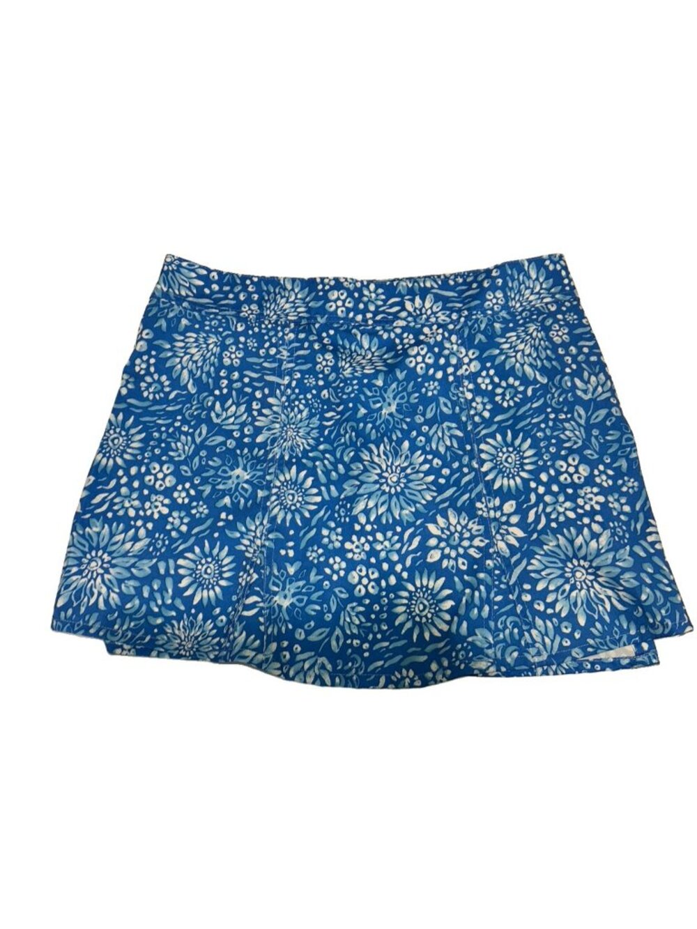 RIP SKIRT Hawaii sz S Ocean Wrap Swim Cover Skirt tropical Floral Dahlia Pockets